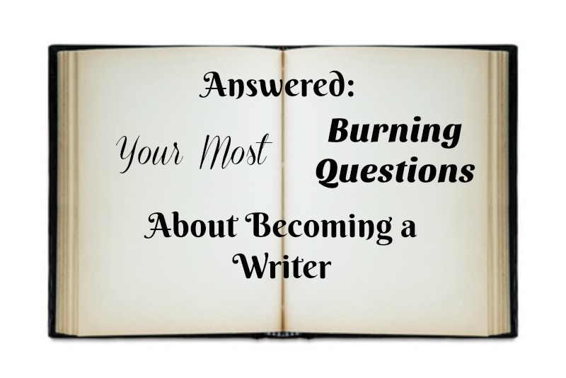 An open book with information about becoming a writer