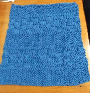 Panel for Knitted Tote