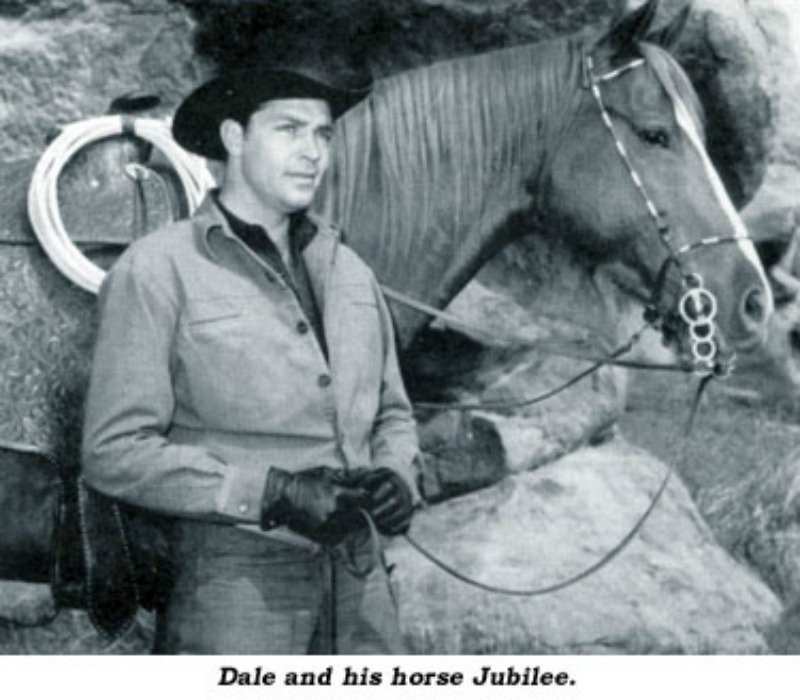 Dale Robertson and his horse Jubilee